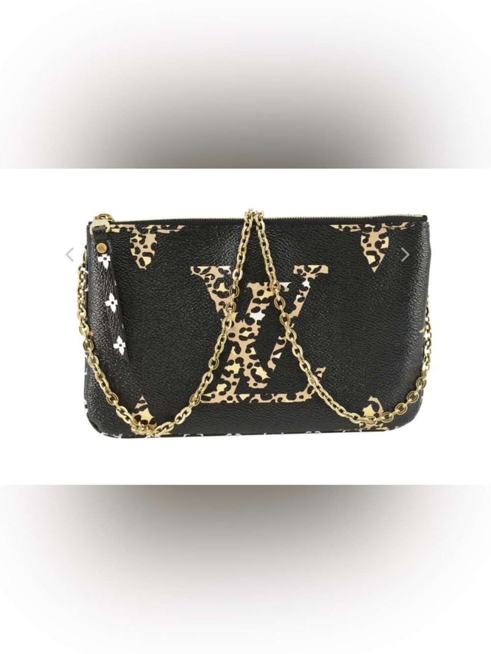 LOUIS VUITTON
Double Zip Jungle Pochette Giant Monogram Leather Crossbody Bag - Picture 13 of 15